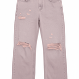 Shop The Ragged Priest The Ragged Priest Pink Wash Distressed Release Jeans Boyfriend Jeans for women – premium loungewear and festival fashion at Spoiled Brat