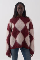 The Ragged Priest Rook Oversized Diamond Knit Jumper - Spoiled Brat