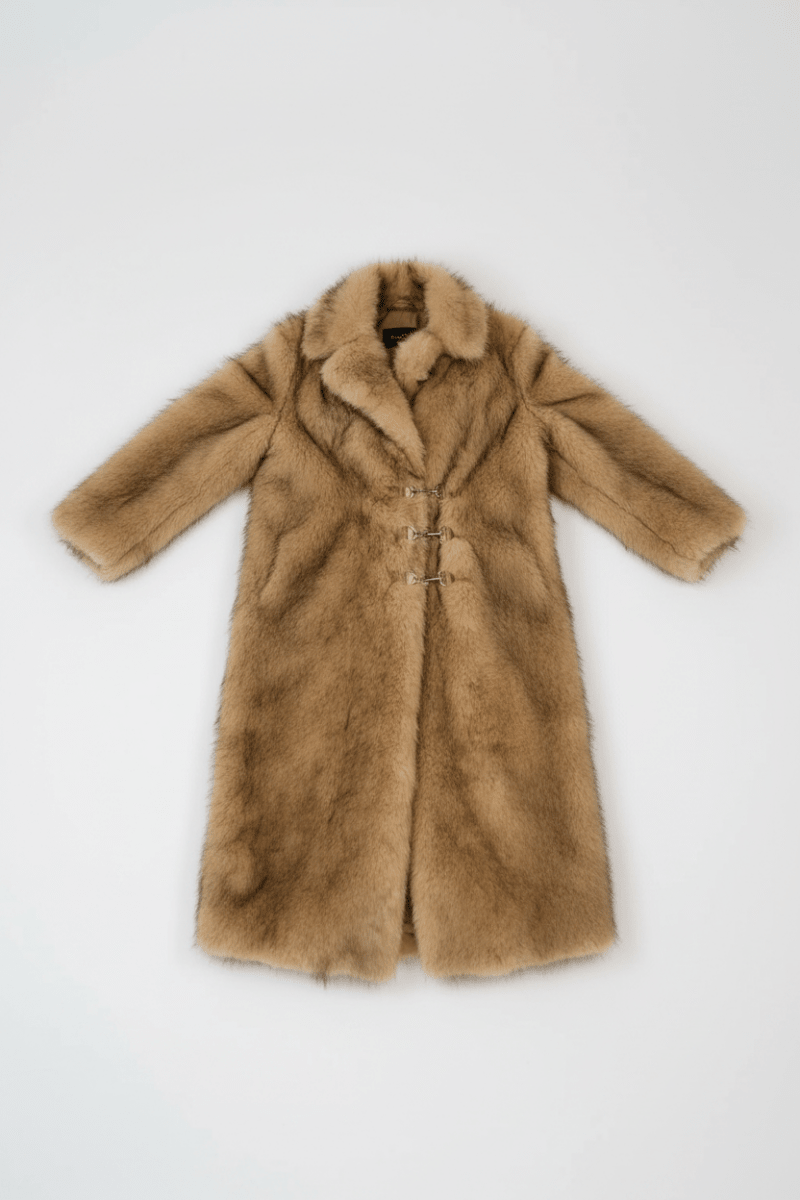 Shop The Ragged Priest The Ragged Priest Tara Maxi Faux Fur Coat Jacket for women – premium loungewear and festival fashion at Spoiled Brat