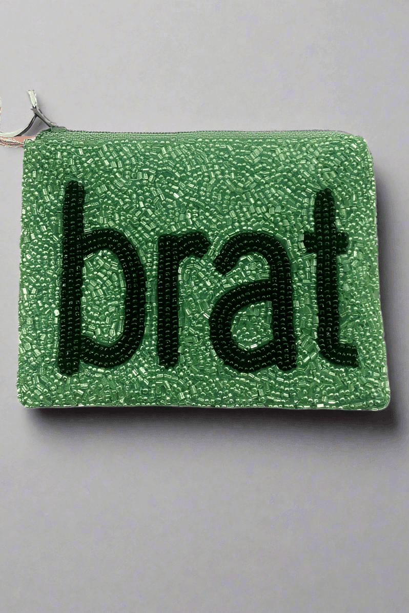Tiana Designs Hand Beaded BRAT Coin Purse - Spoiled Brat