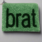 Shop Tiana New York Tiana Designs Hand Beaded BRAT Coin Purse Purse for women – premium loungewear and festival fashion at Spoiled Brat