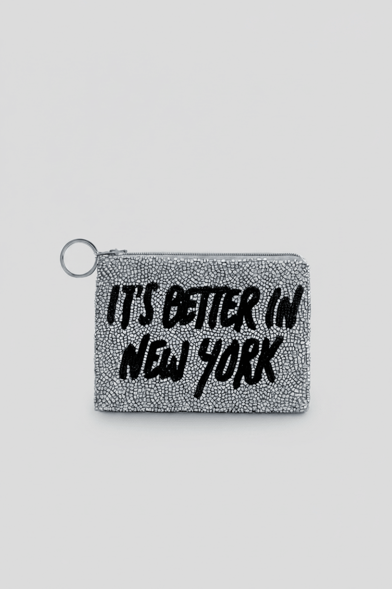 Shop Tiana New York Tiana Designs Hand Beaded Its Better in New York Coin Purse Purse for women – premium loungewear and festival fashion at Spoiled Brat