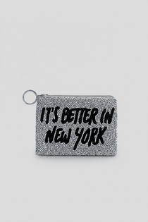 Shop Tiana New York Tiana Designs Hand Beaded Its Better in New York Coin Purse Purse for women – premium loungewear and festival fashion at Spoiled Brat