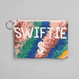 Shop Tiana New York Tiana Designs Hand Beaded Rainbow SWIFTIE Coin Purse Purse for women – premium loungewear and festival fashion at Spoiled Brat