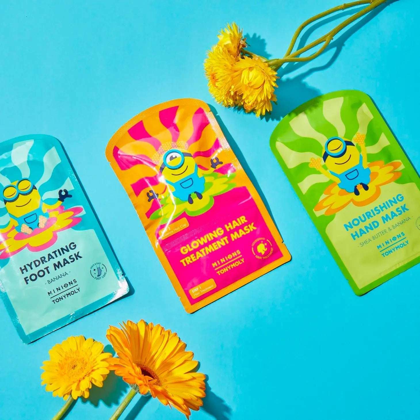 TonyMoly x Minions Nourishing Banana Hand Mask Beauty Product by Tony Moly as seen on celebrities