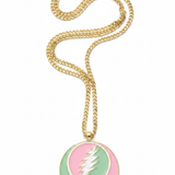 Shop Trixy Starr Trixy Starr x Grateful Dead Pastel Stealie Necklace Necklace for women – premium loungewear and festival fashion at Spoiled Brat