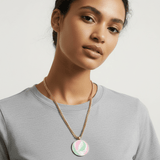 Shop Trixy Starr Trixy Starr x Grateful Dead Pastel Stealie Necklace Necklace for women – premium loungewear and festival fashion at Spoiled Brat