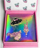 Trixy Starr x Grateful Dead Pin Set by Trixy Starr – Pin – Silver | Spoiled Brat UK