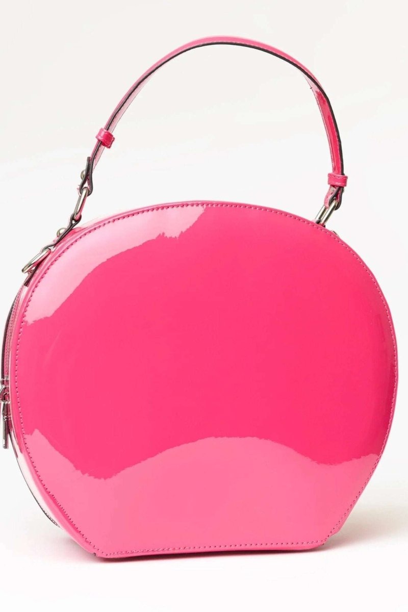 Shop Unique Vintage Barbie X Unique Vintage 1950s Pink Leatherette Commuter Set Circle Bag Cross Body Bag for women – premium loungewear and festival fashion at Spoiled Brat