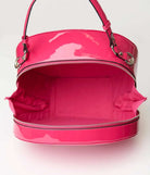 Shop Unique Vintage Barbie X Unique Vintage 1950s Pink Leatherette Commuter Set Circle Bag Cross Body Bag for women – premium loungewear and festival fashion at Spoiled Brat