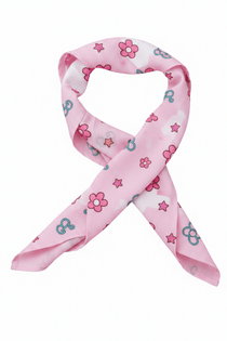 Shop Unique Vintage Barbie X Unique Vintage 1970s Pink Barbie Print Hair Scarf Scarf for women – premium loungewear and festival fashion at Spoiled Brat