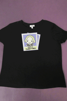 Beetlejuice X Unique Vintage Black Beetlejuice Polaroid Fitted Tee - Spoiled Brat