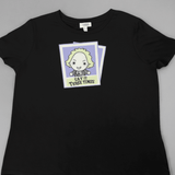 Shop Unique Vintage Beetlejuice X Unique Vintage Black Beetlejuice Polaroid Fitted Tee T-Shirt for women – premium loungewear and festival fashion at Spoiled Brat