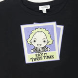 Shop Unique Vintage Beetlejuice X Unique Vintage Black Beetlejuice Polaroid Fitted Tee T-Shirt for women – premium loungewear and festival fashion at Spoiled Brat