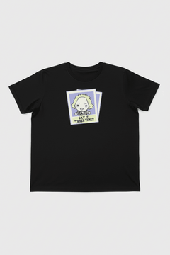 Shop Unique Vintage Beetlejuice X Unique Vintage Black Beetlejuice Polaroid Fitted Tee T-Shirt for women – premium loungewear and festival fashion at Spoiled Brat