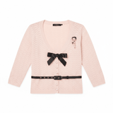 Shop Unique Vintage Unique Vintage Betty Boop x Unique Vintage Light Pink Sweetheart Cardigan Cardigan for women – premium loungewear and festival fashion at Spoiled Brat