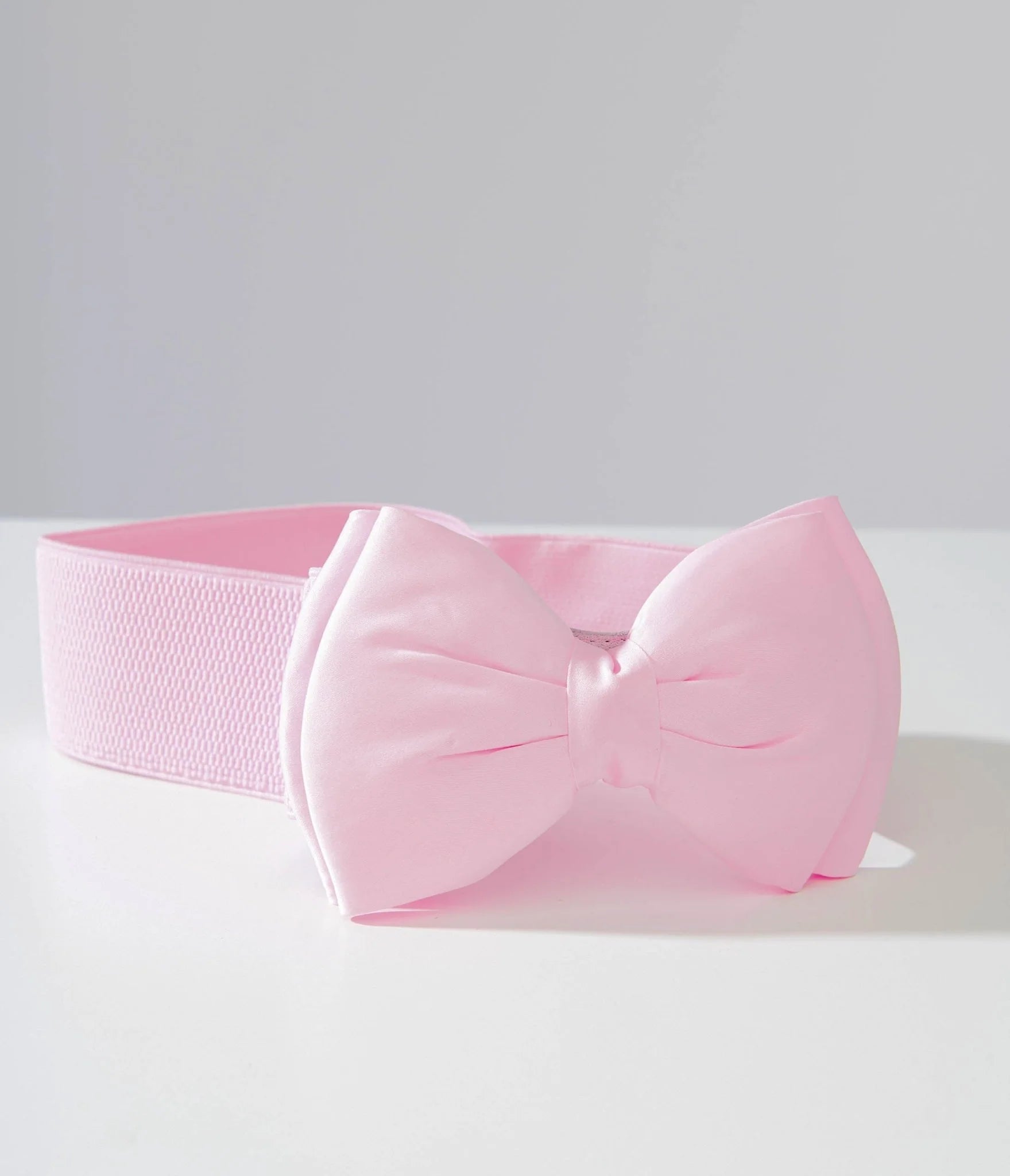 Unique Vintage Pink Bow Cinch Belt - Spoiled Brat