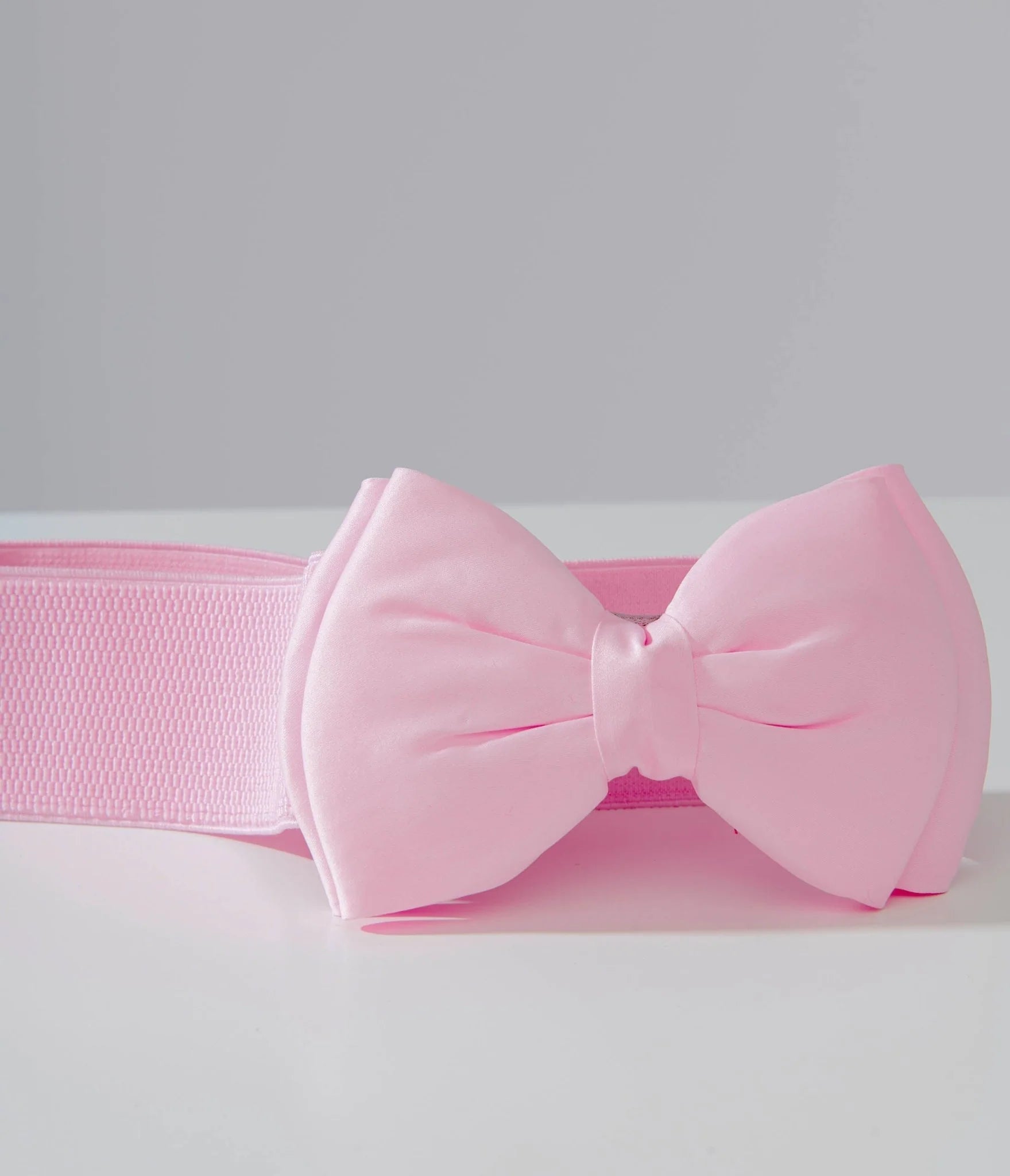 Unique Vintage Pink Bow Cinch Belt - Spoiled Brat