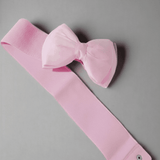 Shop Unique Vintage Unique Vintage Pink Bow Cinch Belt Belt for women – premium loungewear and festival fashion at Spoiled Brat