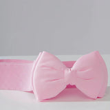 Shop Unique Vintage Unique Vintage Pink Bow Cinch Belt Belt for women – premium loungewear and festival fashion at Spoiled Brat