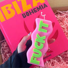 Wavey Casa Fuck It Candle by Wavey Casa – Candles – Pink | Spoiled Brat UK