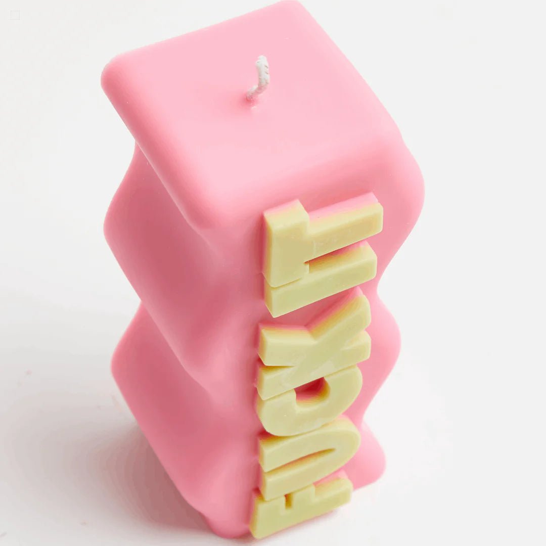 Wavey Casa Fuck It Candle by Wavey Casa – Candles – Pink | Spoiled Brat UK