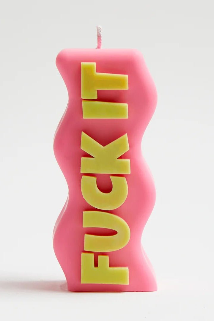 Shop Wavey Casa Wavey Casa Fuck It Candle Candles for women – premium loungewear and festival fashion at Spoiled Brat