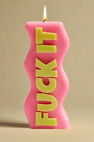 Shop Wavey Casa Wavey Casa Fuck It Candle Candles for women – premium loungewear and festival fashion at Spoiled Brat