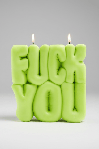 Shop Wavey Casa Wavey Casa FUCK You Lime Puffer Candle Candles for women – premium loungewear and festival fashion at Spoiled Brat
