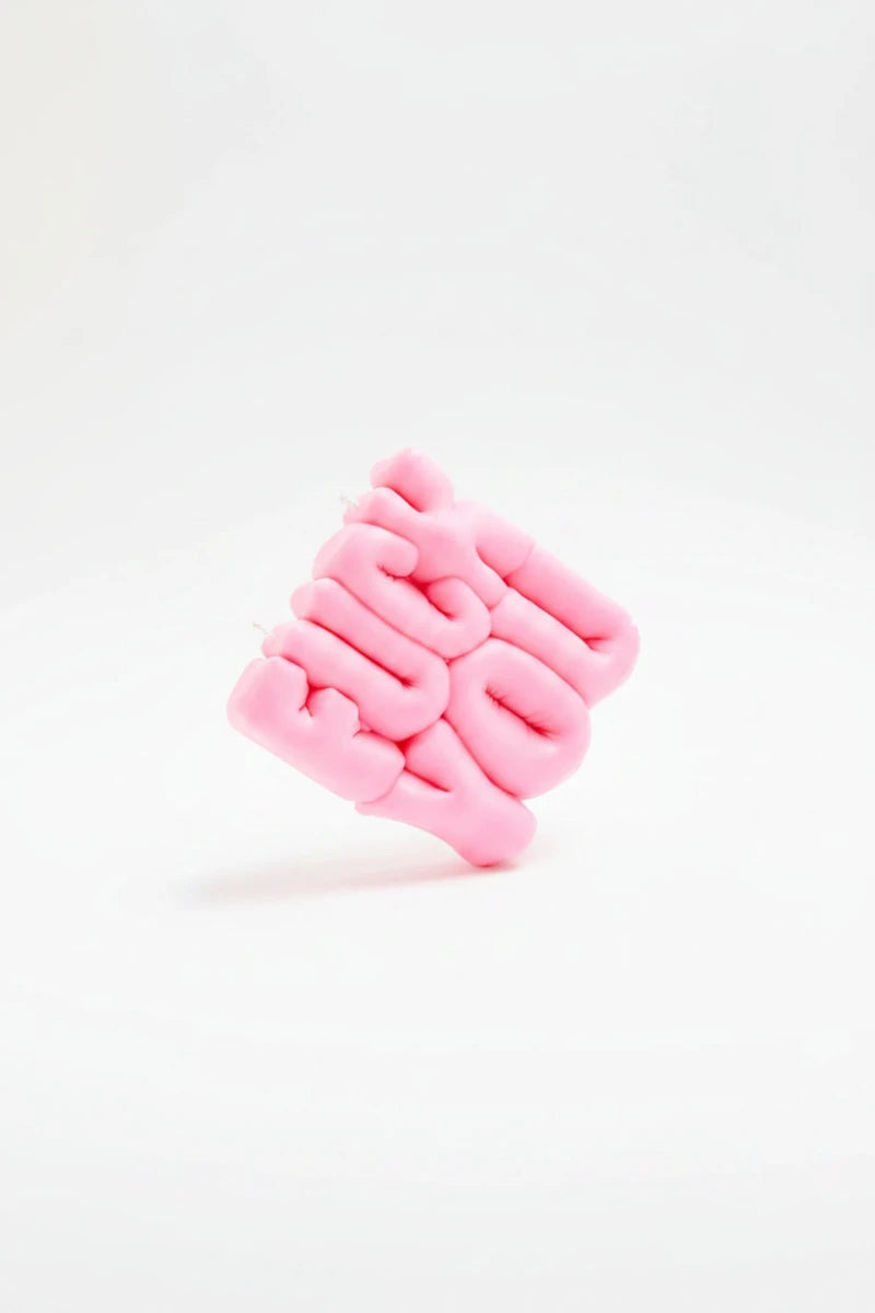 Shop Wavey Casa Wavey Casa FUCK You Pink Puffer Candle Candles for women – premium loungewear and festival fashion at Spoiled Brat