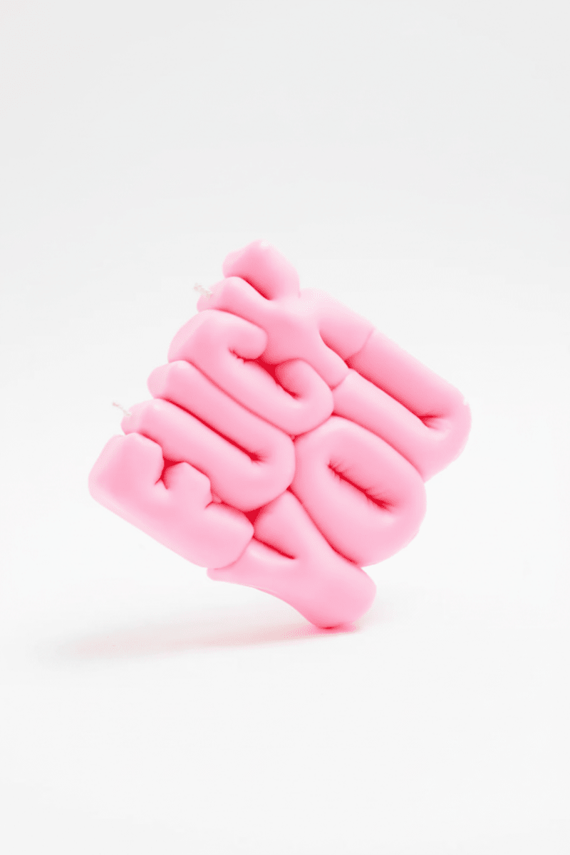Shop Wavey Casa Wavey Casa FUCK You Pink Puffer Candle Candles for women – premium loungewear and festival fashion at Spoiled Brat