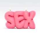 Wavey Casa SEX Pink Puffer Candle by Wavey Casa – Candles – Pink | Spoiled Brat UK
