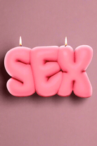 Wavey Casa SEX Pink Puffer Candle by Wavey Casa – Candles – Pink | Spoiled Brat UK