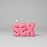 Shop Wavey Casa Wavey Casa SEX Pink Puffer Candle Candles for women – premium loungewear and festival fashion at Spoiled Brat