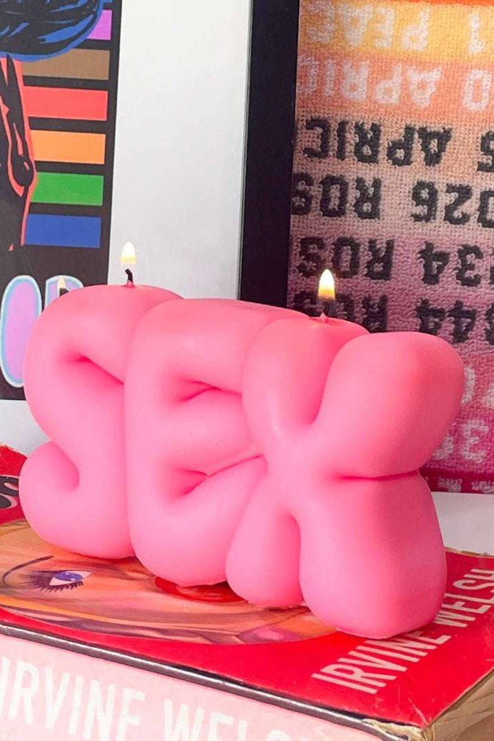 Shop Wavey Casa Wavey Casa SEX Pink Puffer Candle Candles for women – premium loungewear and festival fashion at Spoiled Brat