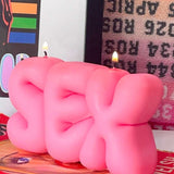 Shop Wavey Casa Wavey Casa SEX Pink Puffer Candle Candles for women – premium loungewear and festival fashion at Spoiled Brat