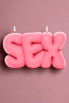 Shop Wavey Casa Wavey Casa SEX Pink Puffer Candle Candles for women – premium loungewear and festival fashion at Spoiled Brat
