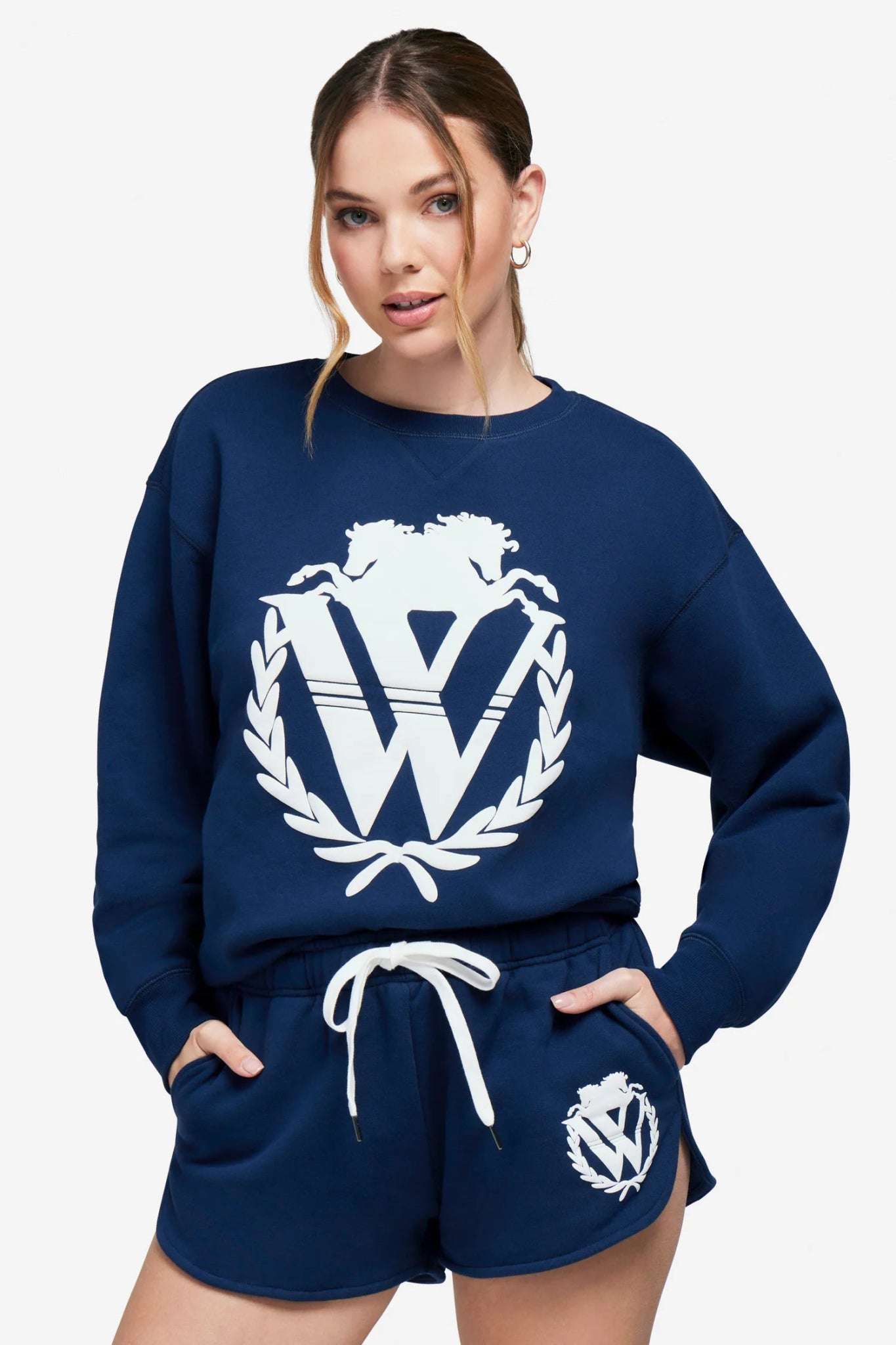 Wildfox 90s Crest Cody Sweatshirt - Spoiled Brat
