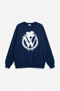 Shop Wildfox Wildfox 90s Crest Cody Sweatshirt Jumper for women – premium loungewear and festival fashion at Spoiled Brat