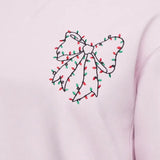 Shop Wildfox Wildfox Christmas Bow Charlie Sweatshirt Hooded Sweatshirt for women – premium loungewear and festival fashion at Spoiled Brat