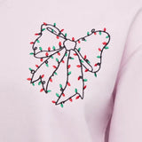 Shop Wildfox Wildfox Christmas Bow Charlie Sweatshirt Hooded Sweatshirt for women – premium loungewear and festival fashion at Spoiled Brat