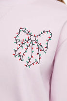 Shop Wildfox Wildfox Christmas Bow Charlie Sweatshirt Hooded Sweatshirt for women – premium loungewear and festival fashion at Spoiled Brat