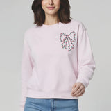 Shop Wildfox Wildfox Christmas Bow Charlie Sweatshirt Hooded Sweatshirt for women – premium loungewear and festival fashion at Spoiled Brat