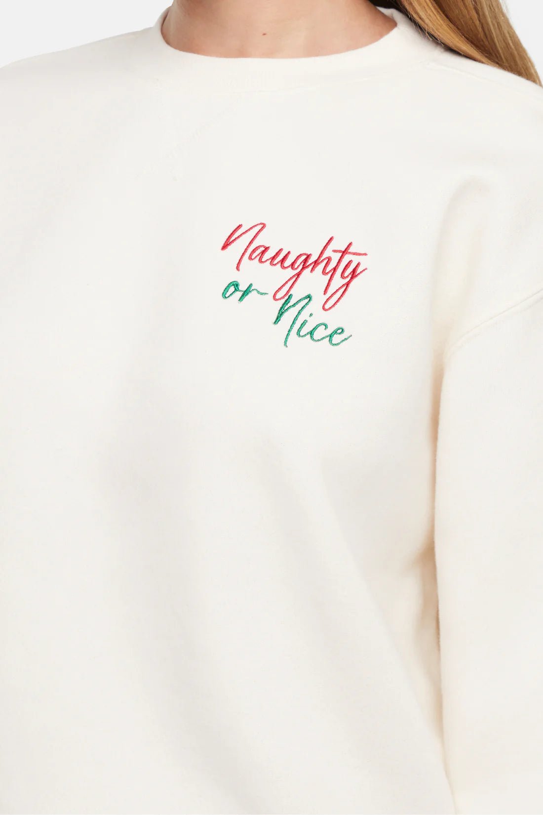 Wildfox Christmas Naughty Or Nice Charlie Sweatshirt - Spoiled Brat