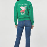 Shop Wildfox Wildfox Christmas Tinis & Tinsel Keely Raglan Sweatshirt Hooded Sweatshirt for women – premium loungewear and festival fashion at Spoiled Brat