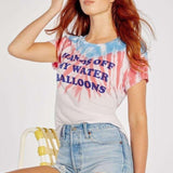 Shop Wildfox Wildfox Hands Off My Water Balloons No9 Tee T-Shirt for women – premium loungewear and festival fashion at Spoiled Brat