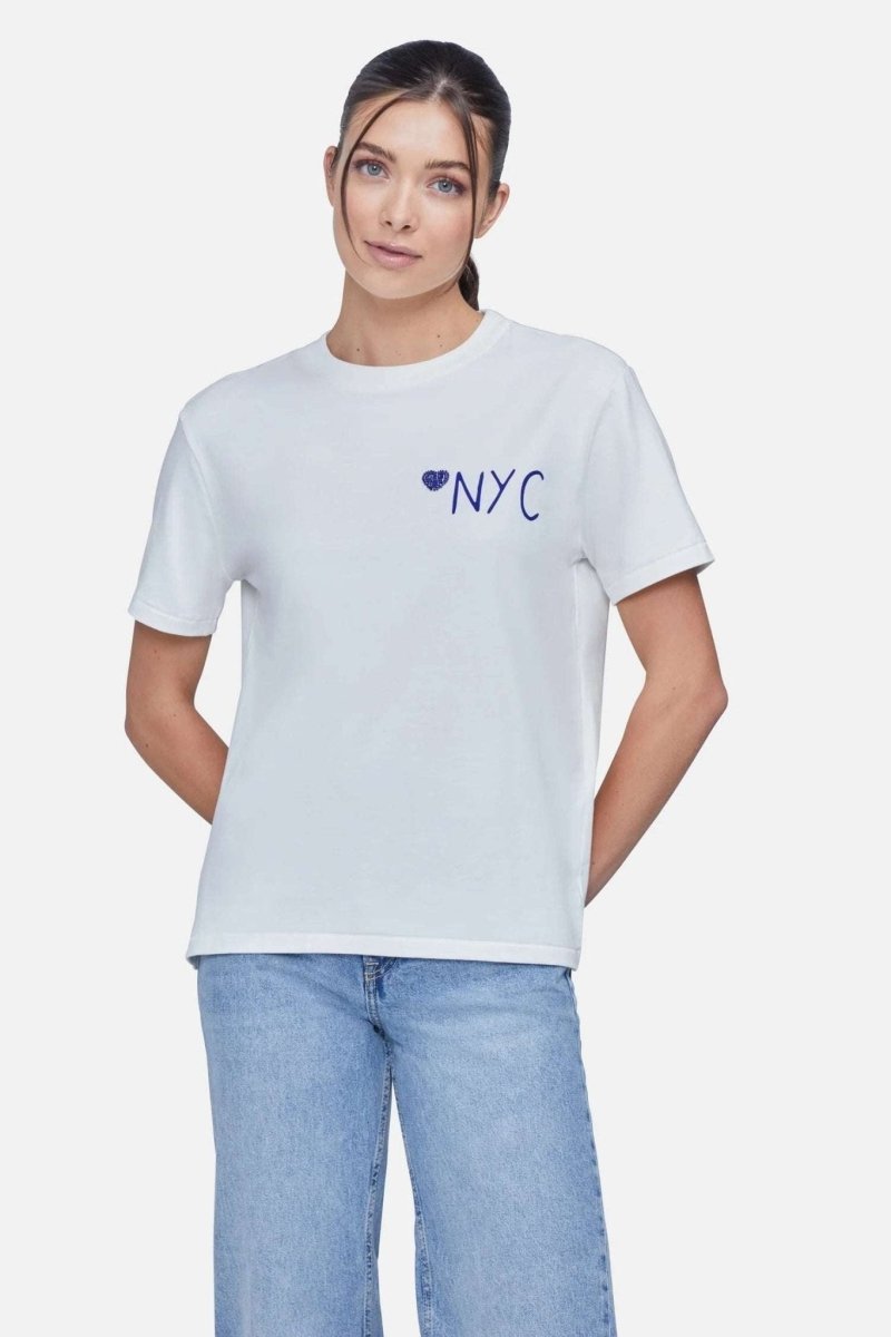 Shop Wildfox Wildfox NYC Ryan Tee T-Shirt for women – premium loungewear and festival fashion at Spoiled Brat