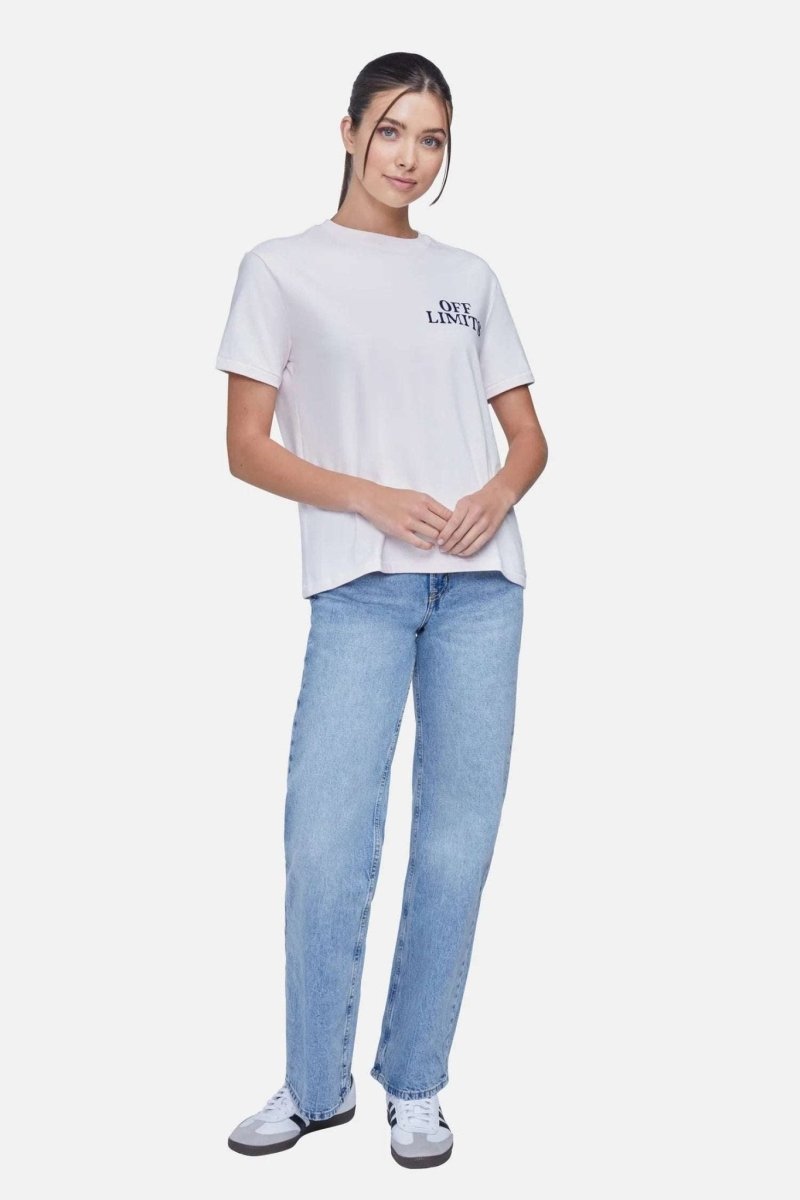 Shop Wildfox Wildfox Off Limits Ryan Tee T-Shirt for women – premium loungewear and festival fashion at Spoiled Brat