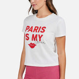 Shop Wildfox Wildfox Paris Is My Lover Tee T-Shirt for women – premium loungewear and festival fashion at Spoiled Brat