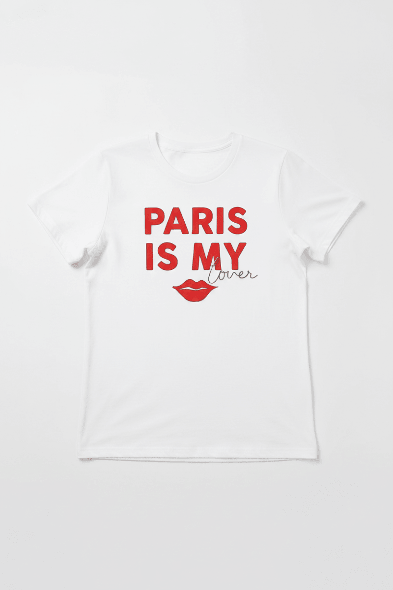 Shop Wildfox Wildfox Paris Is My Lover Tee T-Shirt for women – premium loungewear and festival fashion at Spoiled Brat